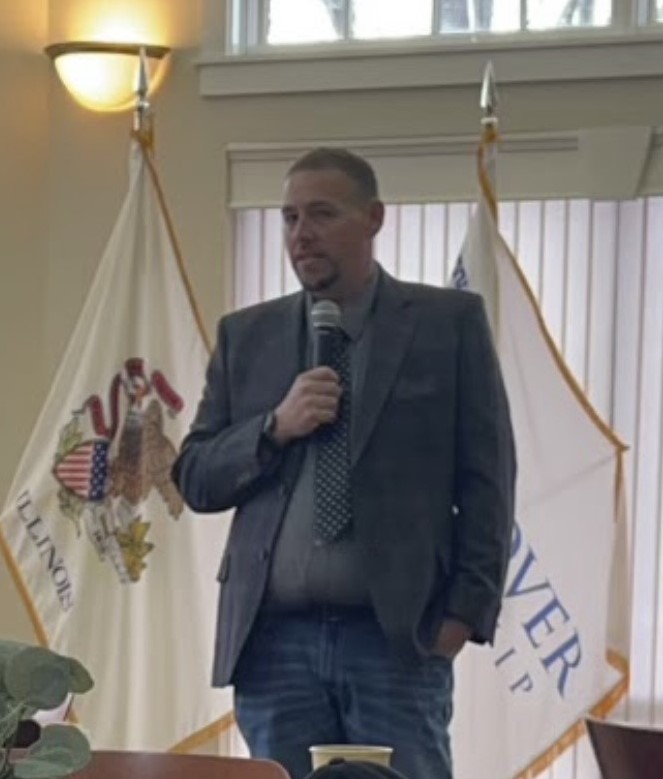 Alex Ussery speaking at a professional event